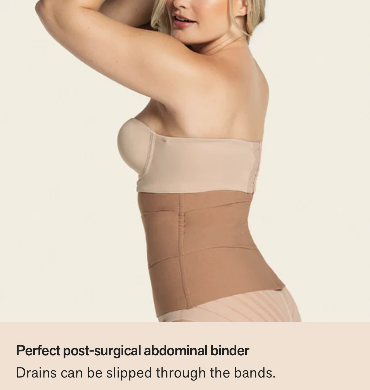 Soft Comfy Waist Cincher with Lumbar Support