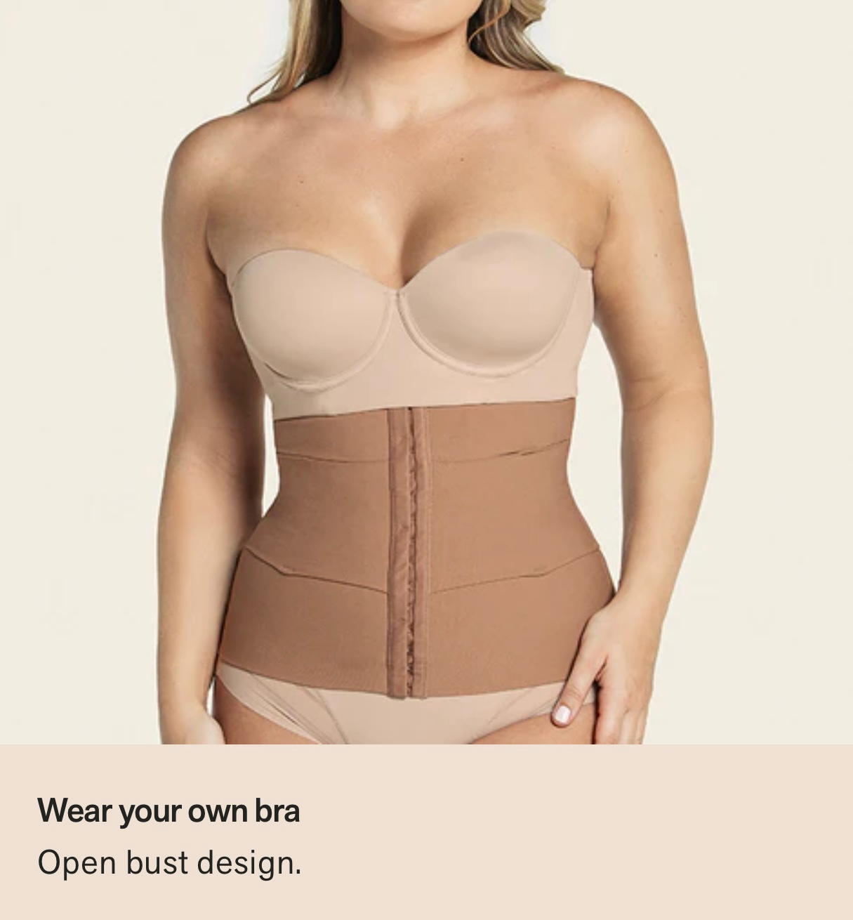 Soft Comfy Waist Cincher with Lumbar Support